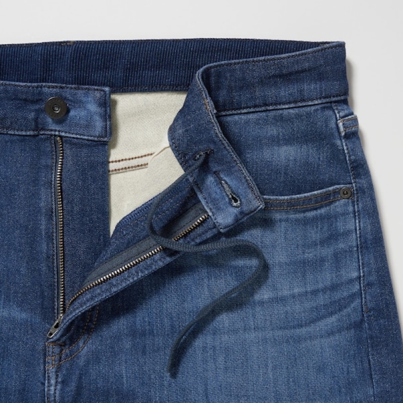Uniqlo EZY Ultra Stretch Muške Traperice Plave | 8107-THWSN