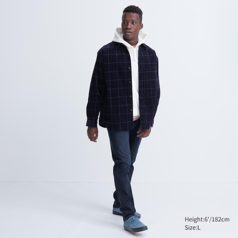 Uniqlo EZY Ultra Stretch Muške Traperice Plave | 8107-THWSN