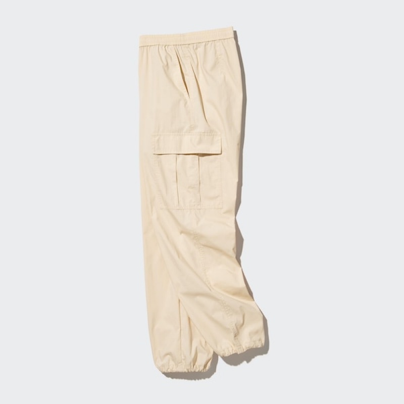 Uniqlo Easy Cargo Ženske Hlače Bež | 1764-PNXVD