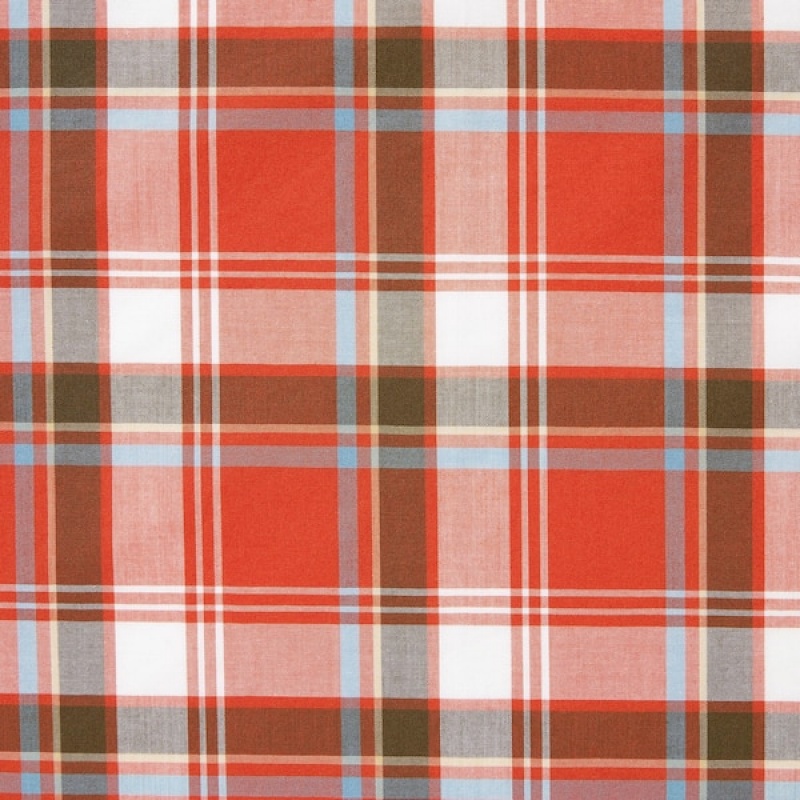 Uniqlo Extra Fine Cotton Short-Sleeve Muške Košulje Narančaste | 0946-DTQEU