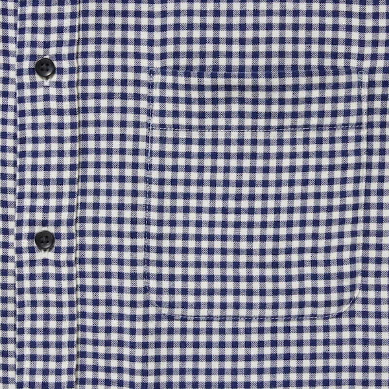 Uniqlo Flannel Checked Long-Sleeve Muške Košulje Plave | 4281-ALVSF