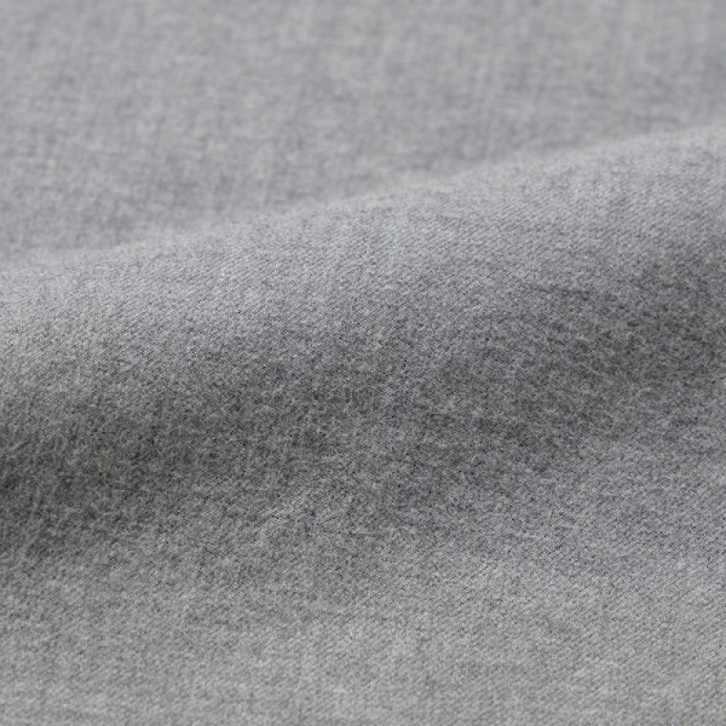 Uniqlo Flannel Long-Sleeve Muške Košulje Sive | 7810-TMESB