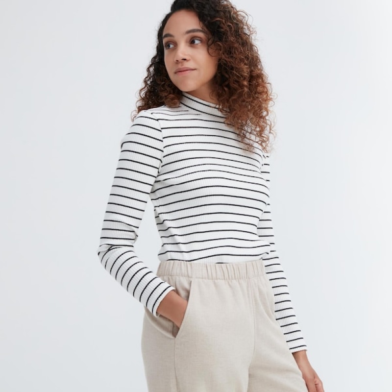 Uniqlo Flannel Ženske Hlače Bež | 2583-YGSME