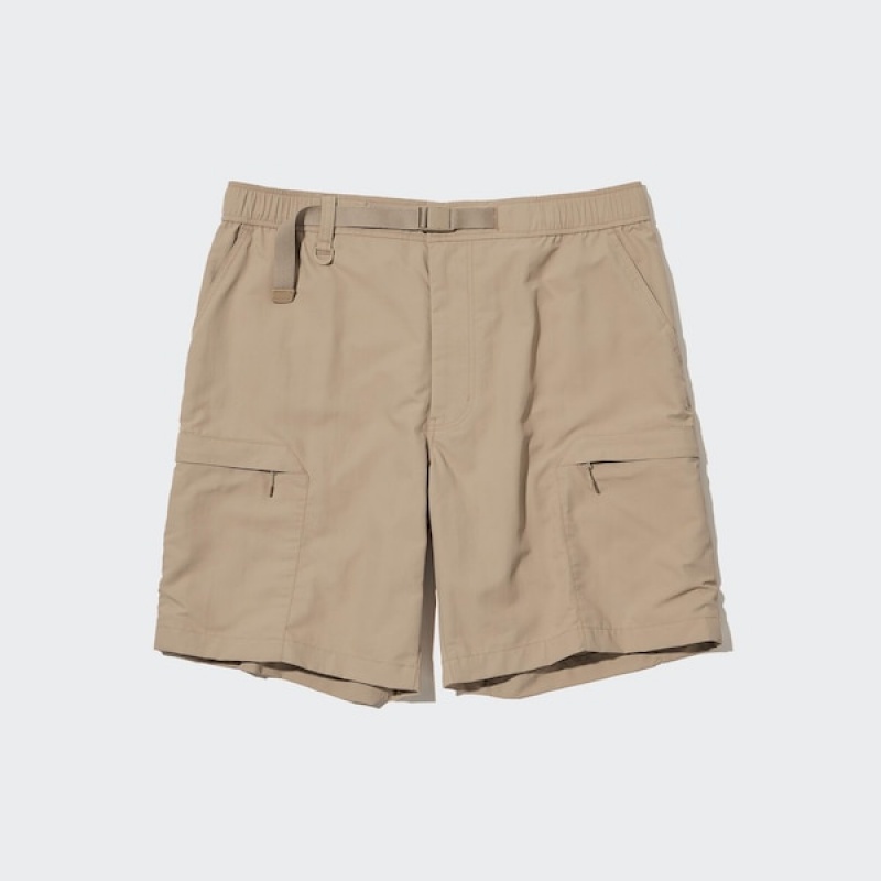 Uniqlo Geared Ženske Kratke Hlače Bež | 5267-ADYZN