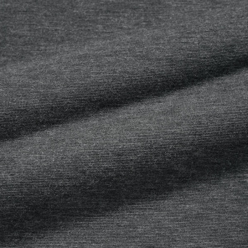 Uniqlo HEATTECH Crew Neck Long-Sleeve Muške Majice Sive | 1639-BSHZY