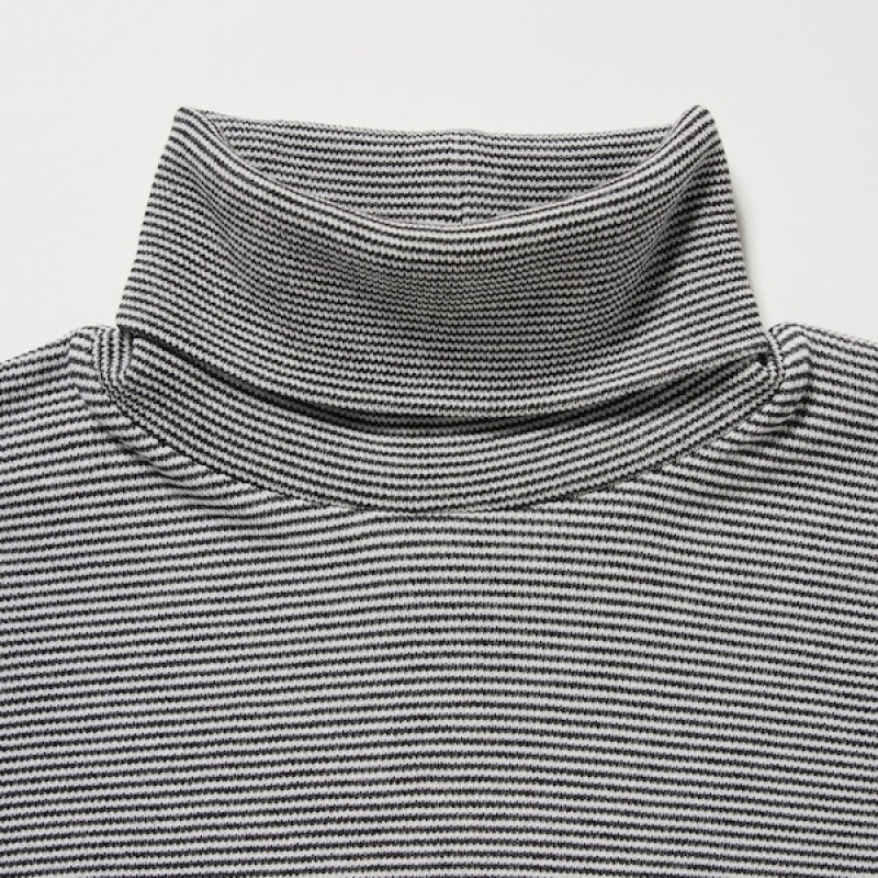 Uniqlo HEATTECH Extra Warm Seamless Turtleneck Ženske Majice Sive | 7869-RUGTE
