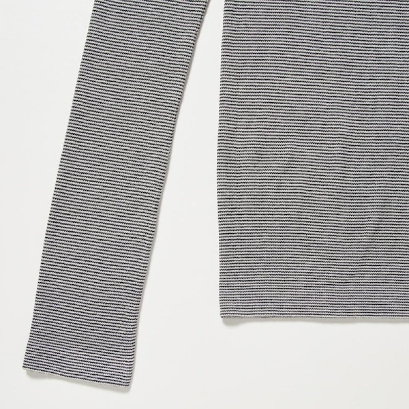Uniqlo HEATTECH Extra Warm Seamless Turtleneck Ženske Majice Sive | 7869-RUGTE