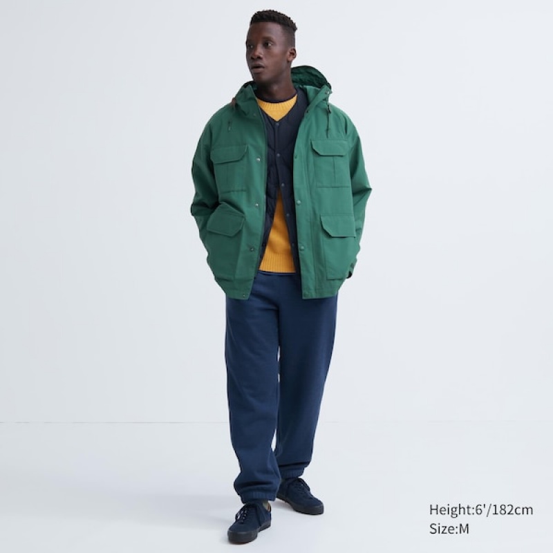 Uniqlo HEATTECH Pile-Lined Muške Trenirke Plave | 1039-DLAOV