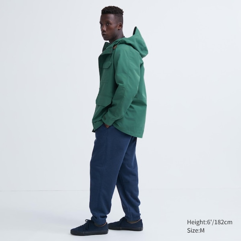 Uniqlo HEATTECH Pile-Lined Muške Trenirke Plave | 1039-DLAOV