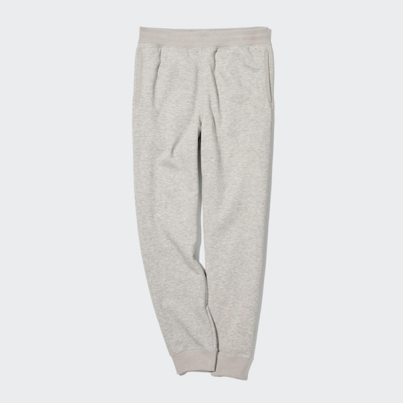 Uniqlo HEATTECH Pile-Lined Muške Trenirke Sive | 0143-ZLQJE