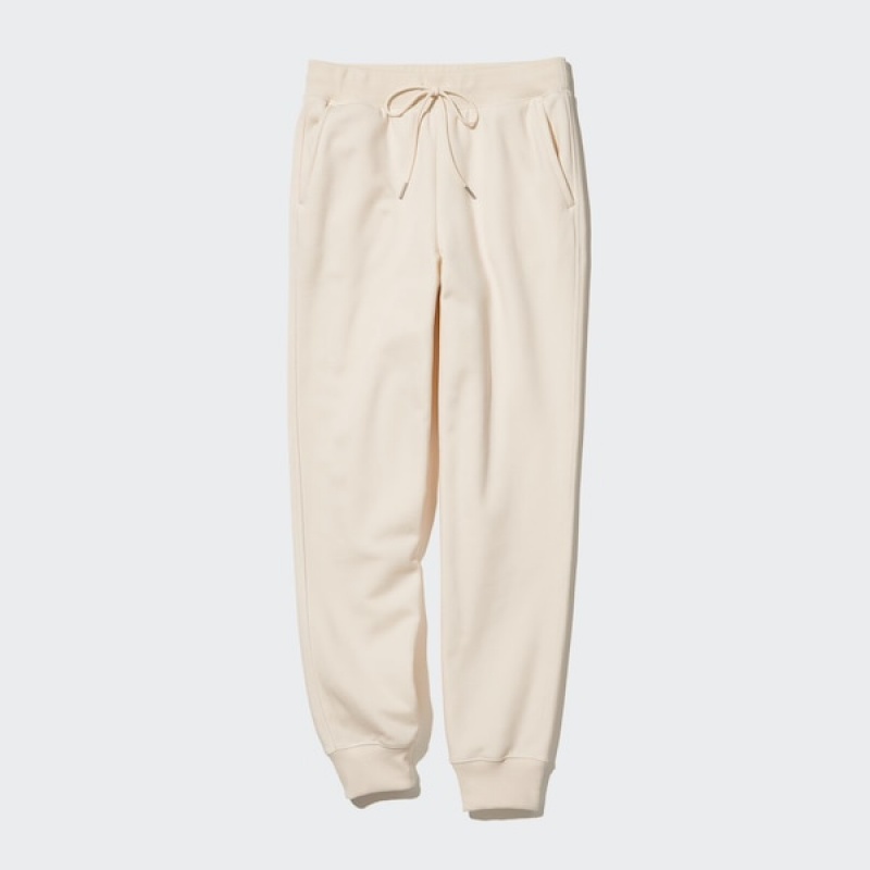 Uniqlo HEATTECH Pile-Lined Ženske Trenirke Bijele | 3526-SQDNY