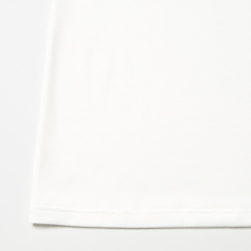 Uniqlo HEATTECH Turtleneck Long-Sleeve Ženske Majice Bijele | 5207-SPUKD