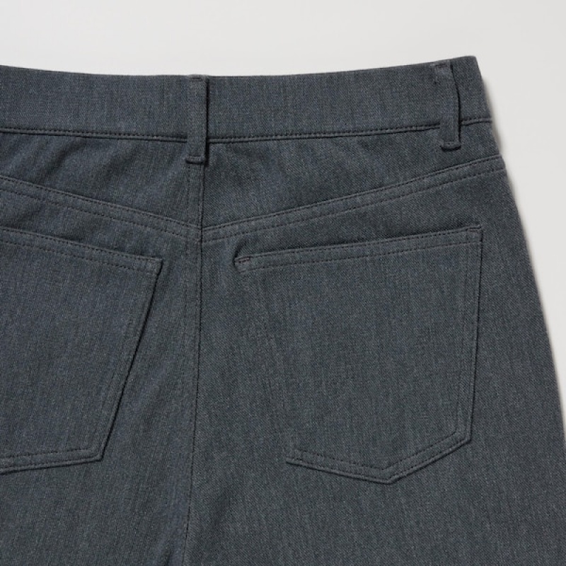 Uniqlo HEATTECH Ultra Stretch High-Rise Ženske Tajice Tamno Sive | 6731-MJZGK