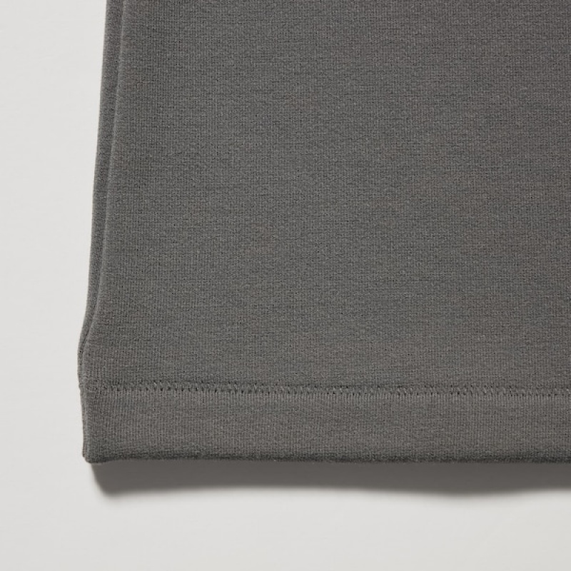 Uniqlo HEATTECH Ultra Warm Crew Neck Long-Sleeve Ženske Majice Sive | 8725-RUMWC
