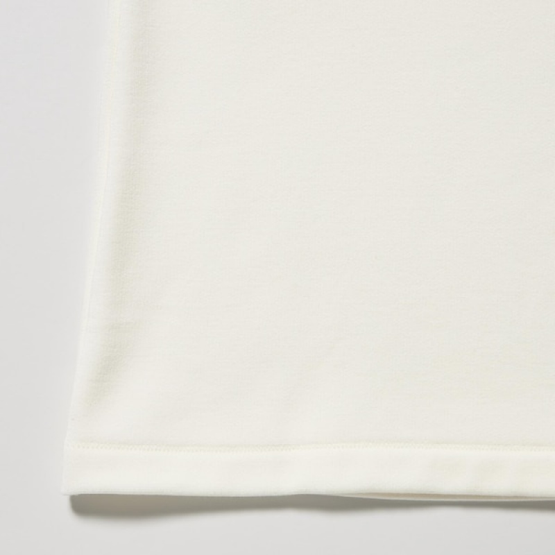 Uniqlo HEATTECH Ultra Warm High Neck Ženske Majice Bijele | 2980-PQOYB