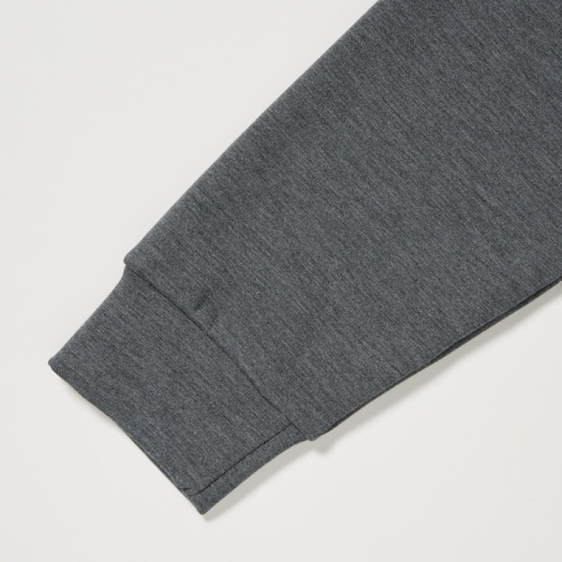 Uniqlo HEATTECH Ultra Warm Turtleneck Muške Majice Tamno Sive | 8061-YTQZA