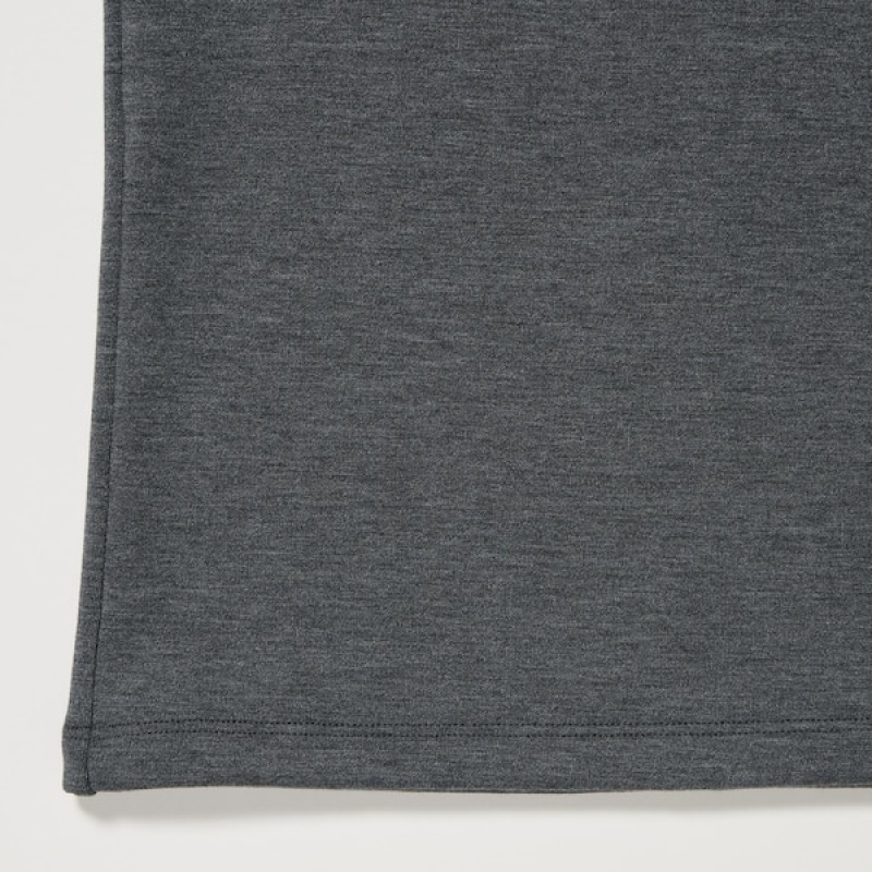 Uniqlo HEATTECH Ultra Warm Turtleneck Muške Majice Tamno Sive | 8061-YTQZA