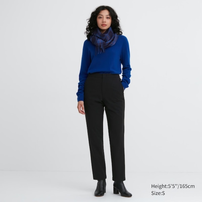 Uniqlo HEATTECH Warm Lined Ženske Hlače Crne | 9236-YDVIA