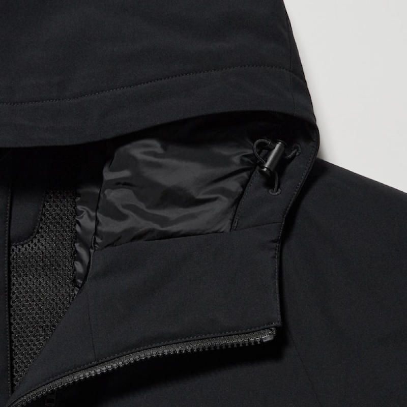Uniqlo Hibrid Down Muške Parka Crne | SXCLOV-874