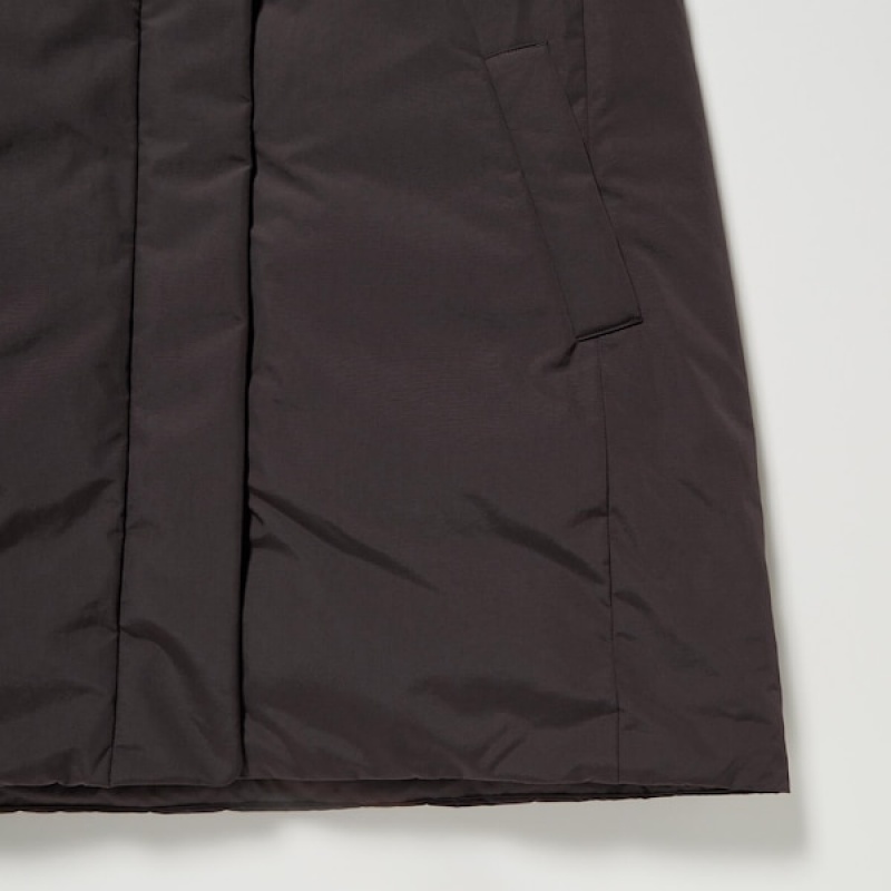 Uniqlo Hibrid Down Ženske Kaputi Smeđe | 4816-NAPFO