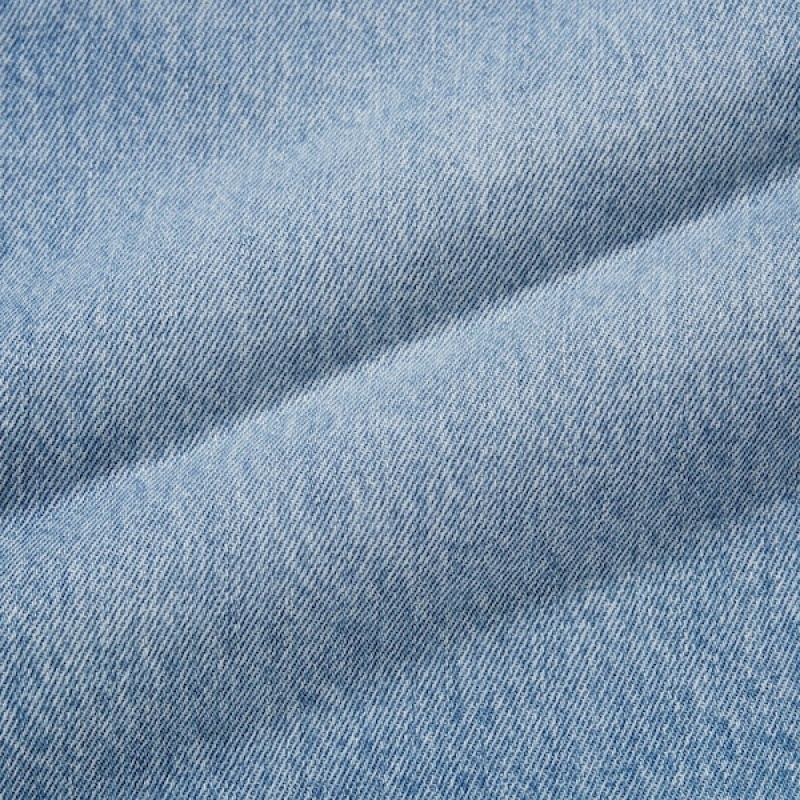 Uniqlo High-Rise Denim Ženske Kratke Hlače Plave | 9508-UISHL