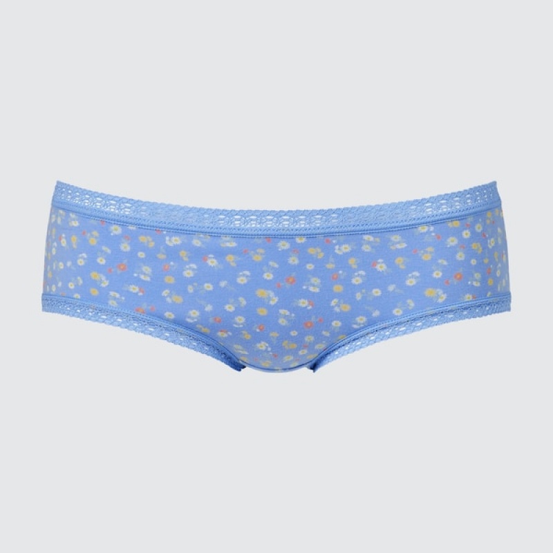 Uniqlo Hip Huggers Ženske Gaćice Plave | 3562-CVMBO