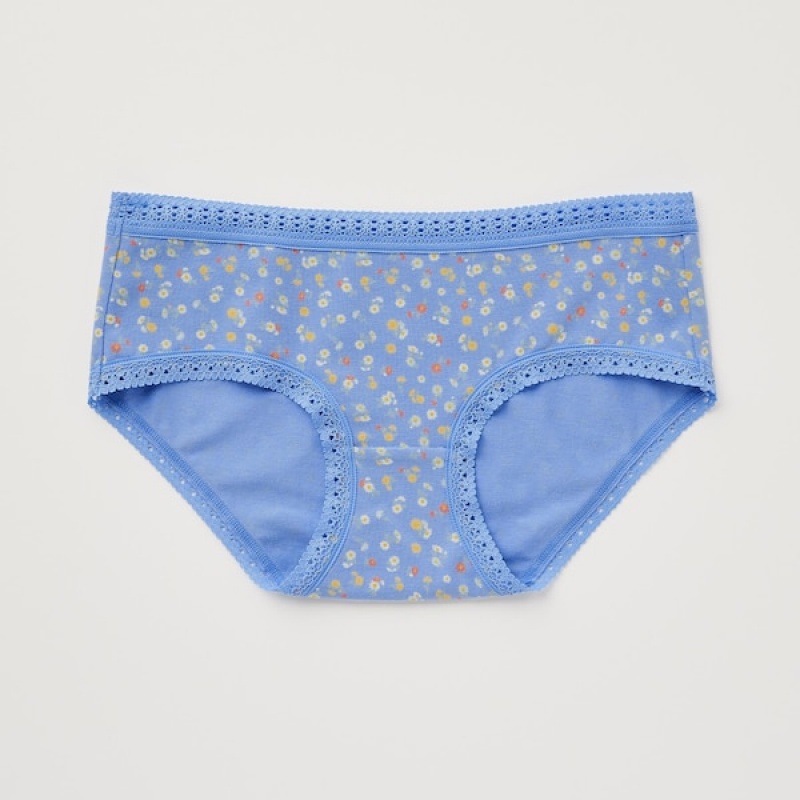 Uniqlo Hip Huggers Ženske Gaćice Plave | 3562-CVMBO