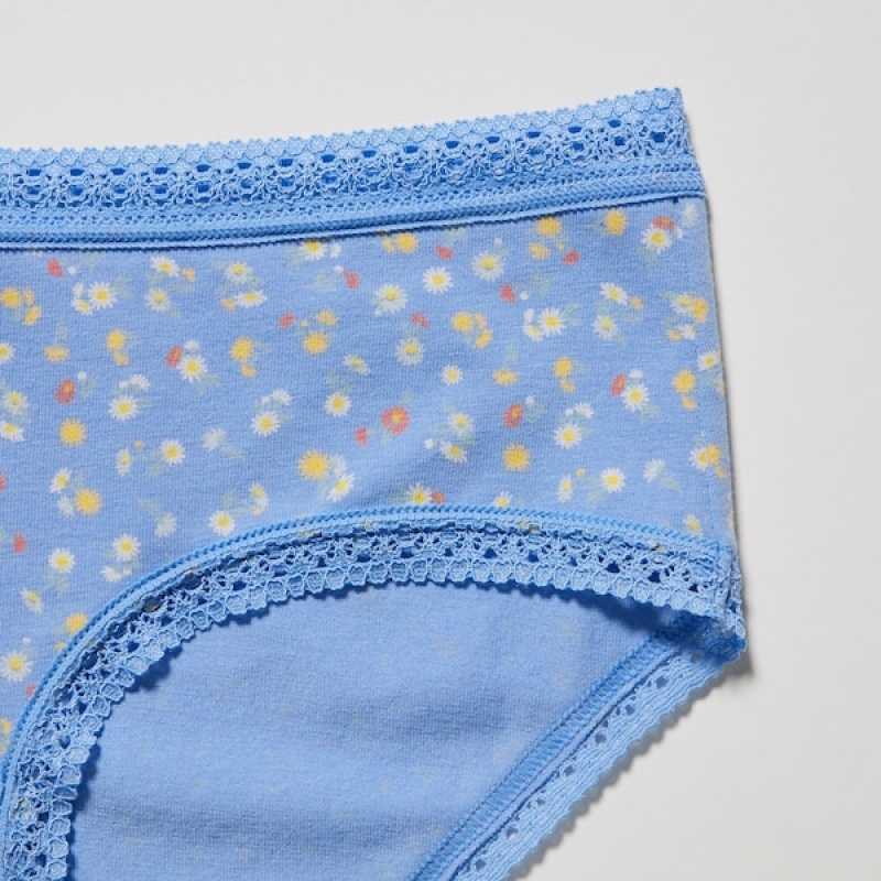 Uniqlo Hip Huggers Ženske Gaćice Plave | 3562-CVMBO