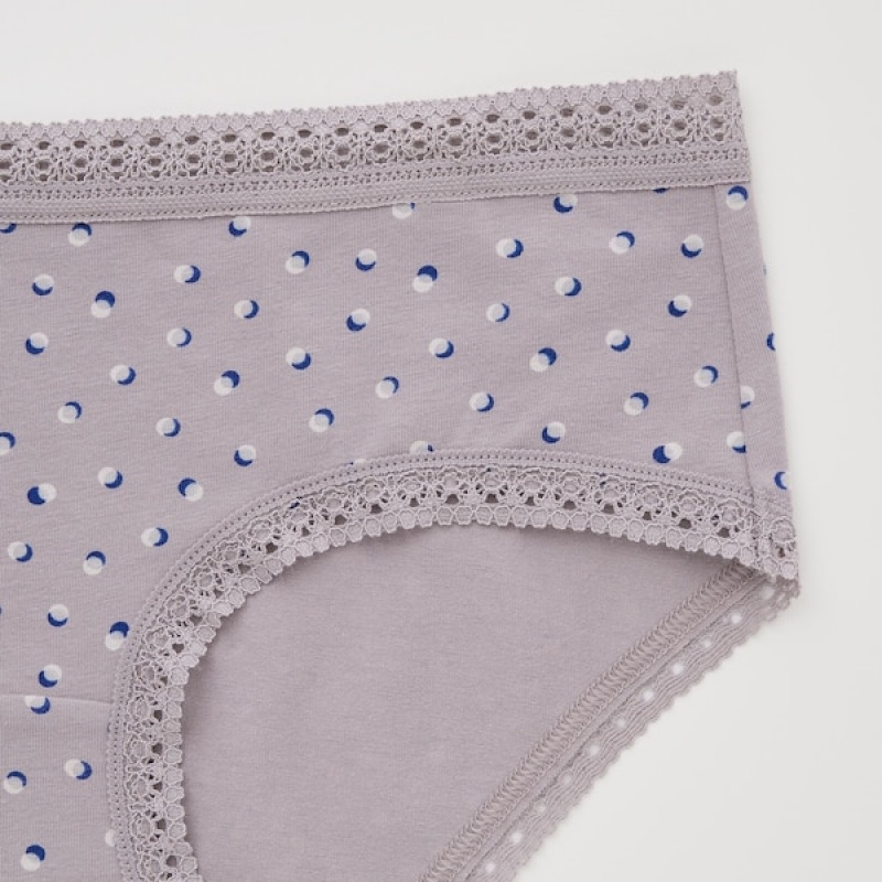 Uniqlo Hip Huggers Ženske Gaćice Sive | 4593-GTXDN