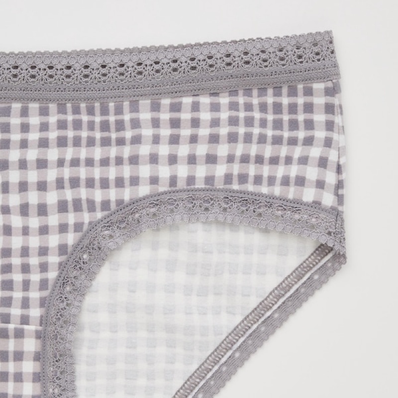 Uniqlo Hip Huggers Ženske Gaćice Sive | 5873-COMLT