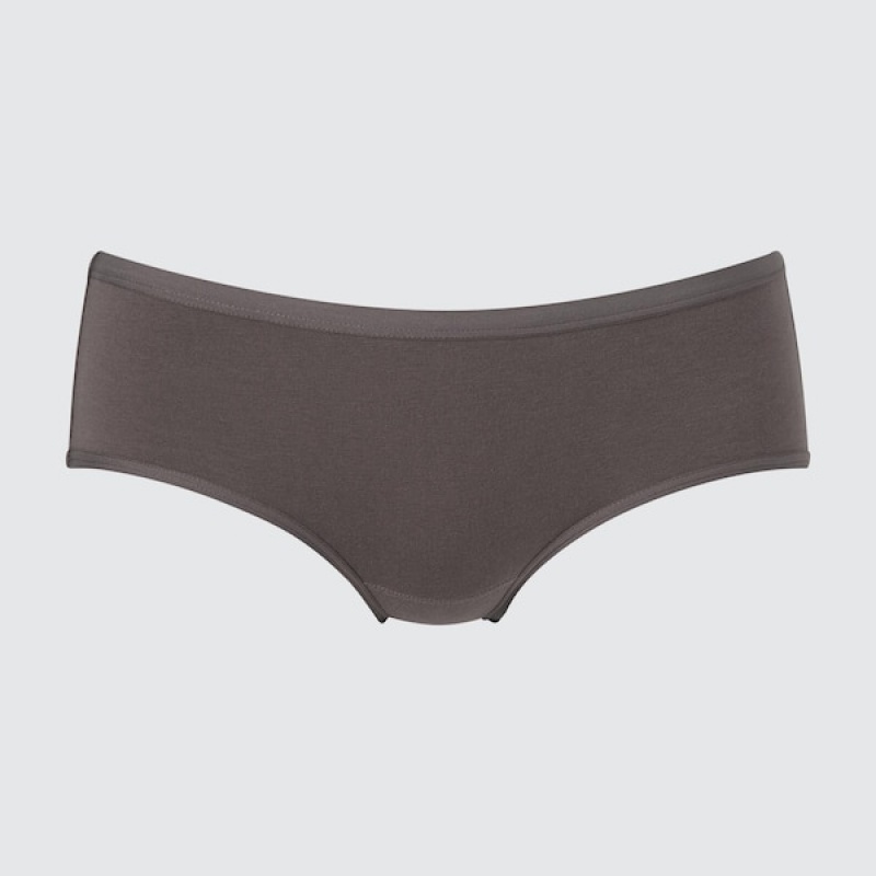 Uniqlo Hip Huggers Ženske Gaćice Smeđe | 2537-PKHDA