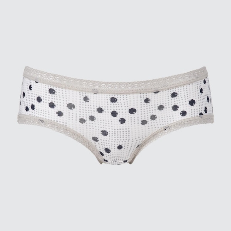 Uniqlo Hip Huggers Ženske Gaćice Svijetlo Sive | 9076-YKXVB