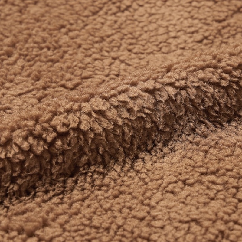 Uniqlo Light Pile-Lined Fleece Ženske Prsluk Smeđe | 7952-MVOLN