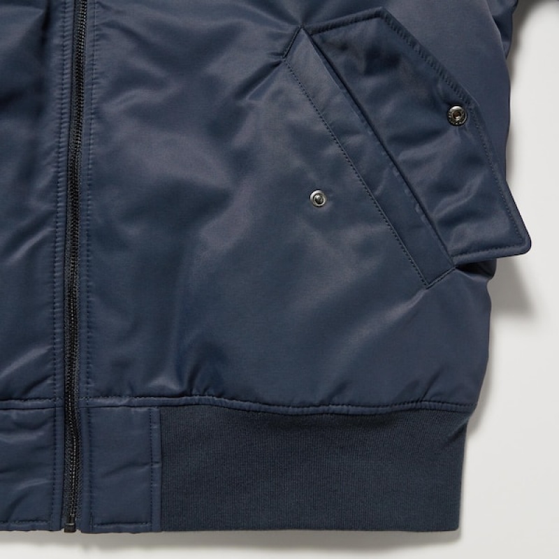 Uniqlo MA-1 Blouson Muške jackets Tamnoplave | 1732-IOVPY