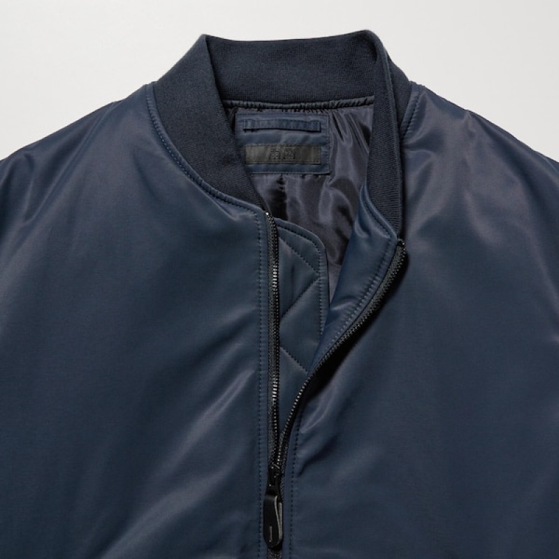Uniqlo MA-1 Blouson Muške jackets Tamnoplave | 1732-IOVPY