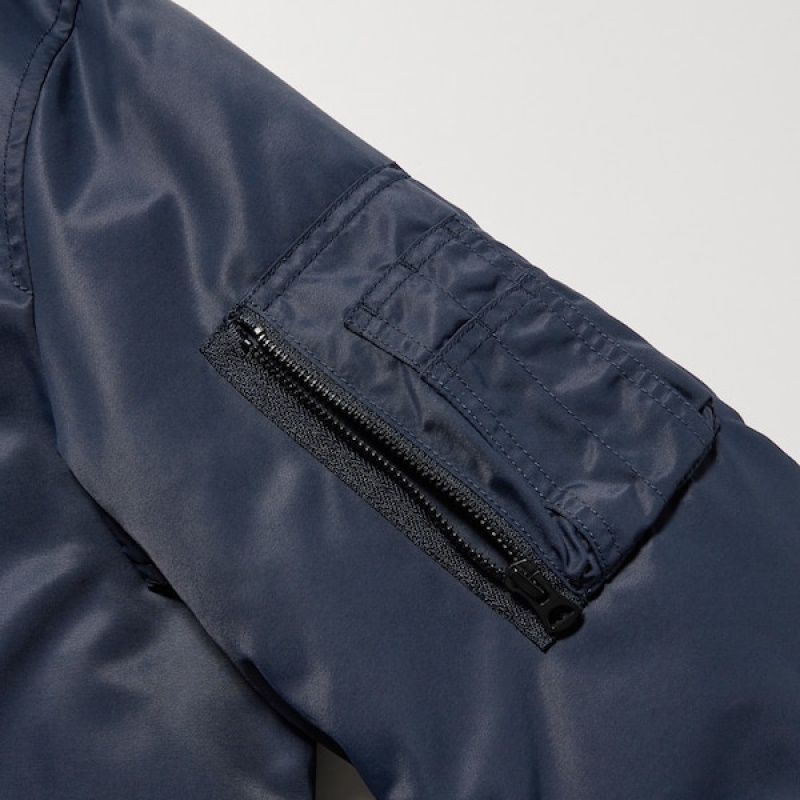 Uniqlo MA-1 Blouson Muške jackets Tamnoplave | 1732-IOVPY