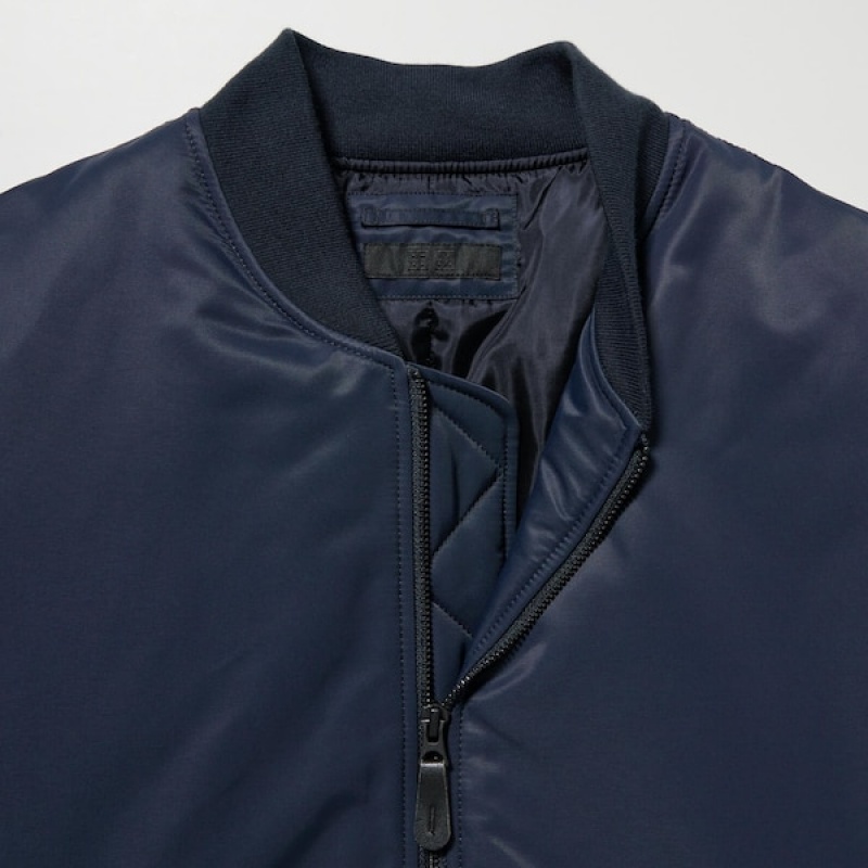 Uniqlo MA-1 Blouson Muške jackets Tamnoplave | ITMAOU-160
