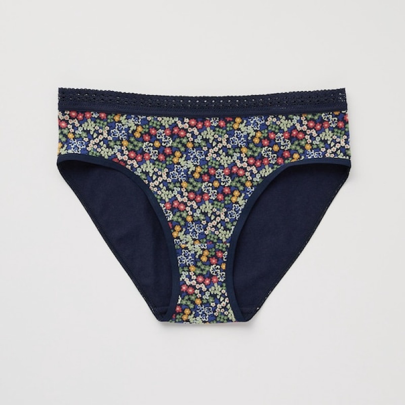 Uniqlo Mid-Rise Ženske Gaćice Roze | 5023-OYKRJ