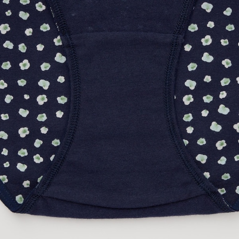 Uniqlo Mid-Rise Ženske Gaćice Zelene | 4317-JENKL