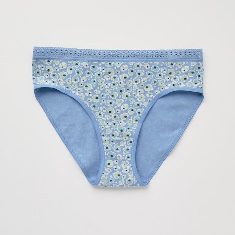Uniqlo Mid-Rise Ženske Gaćice Žute | 4803-FTAZJ