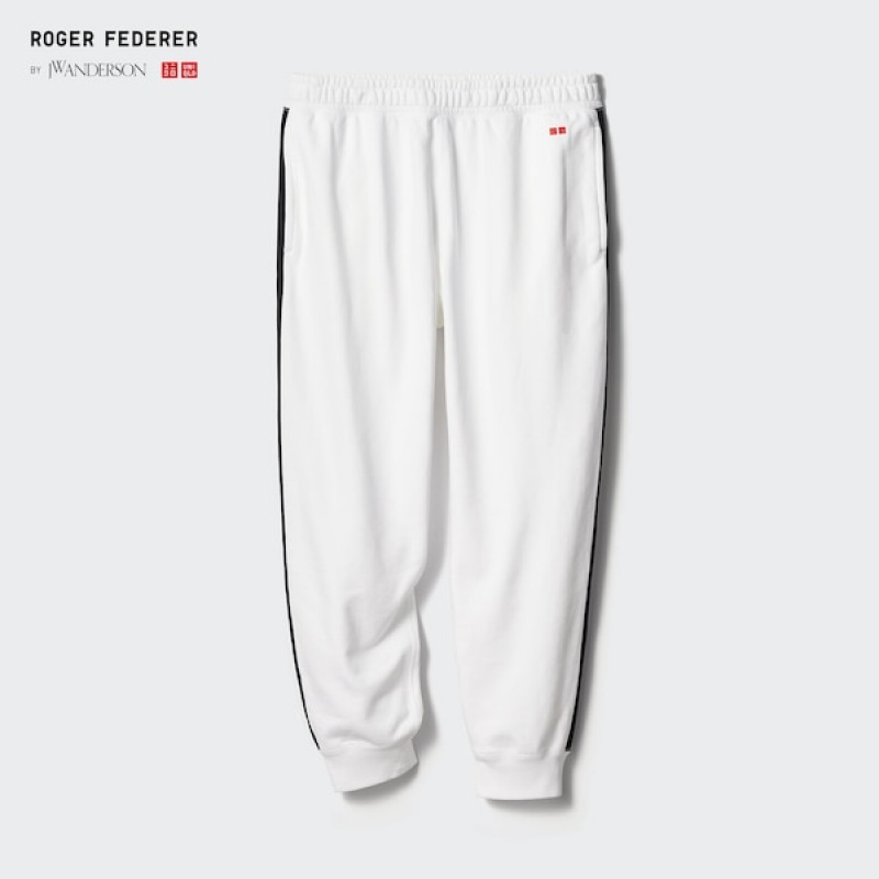 Uniqlo Muške Trenirke Bijele | 5920-LFETR