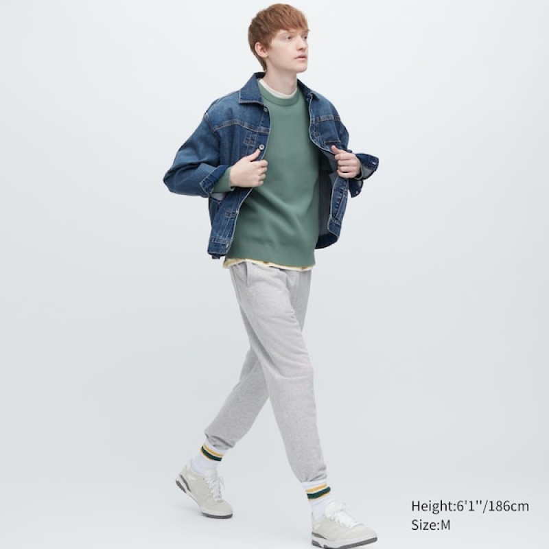 Uniqlo Muške Trenirke Sive | 6179-QIAKM