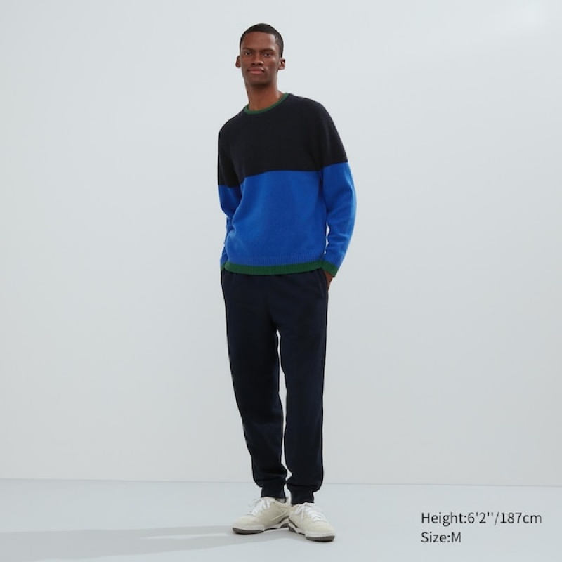 Uniqlo Muške Trenirke Tamnoplave | 8924-TRLZU