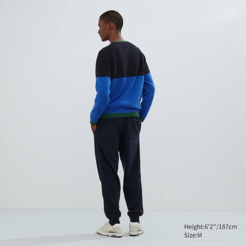 Uniqlo Muške Trenirke Tamnoplave | 8924-TRLZU