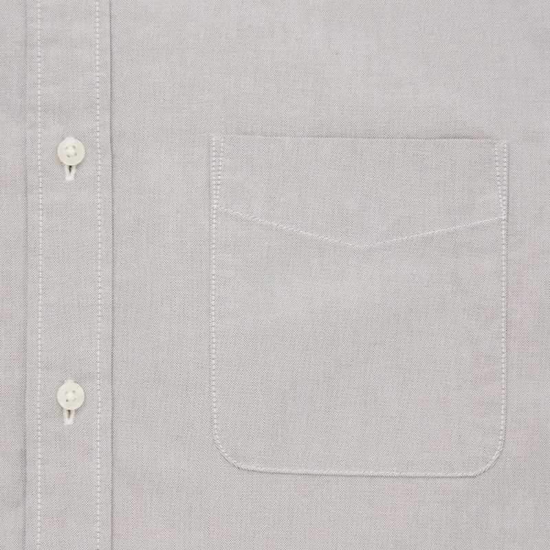 Uniqlo Oxford Slim-Fit Long-Sleeve Muške Košulje Sive | 9341-WORFA