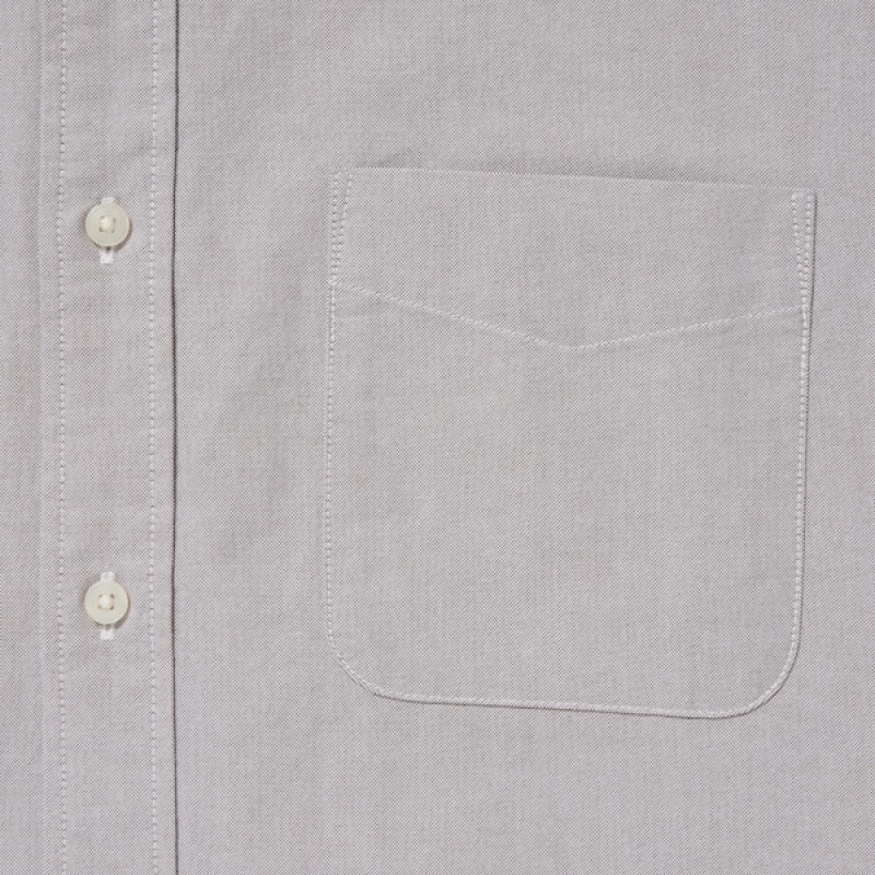 Uniqlo Oxford Slim-Fit Long-Sleeve Muške Košulje Bijele | 9172-LGNPB