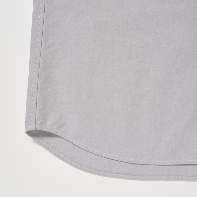 Uniqlo Oxford Slim-Fit Long-Sleeve Muške Košulje Bijele | 9172-LGNPB