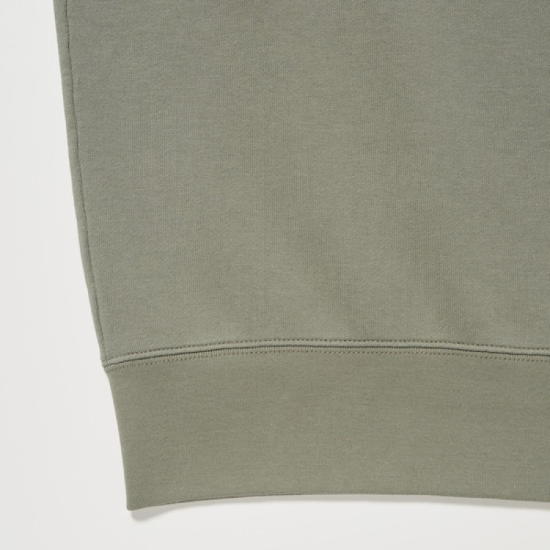 Uniqlo PEANUTS Dance Time with Snoopy Long-Sleeve Ženske Dukserice Maslinasto Zelene | 9527-IZEVL
