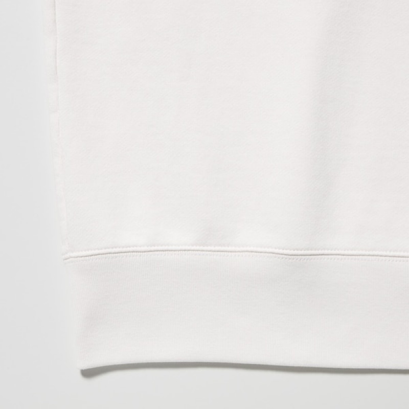 Uniqlo PEANUTS Dance Time with Snoopy Long-Sleeve Ženske Dukserice Bijele | 6154-WHUNJ