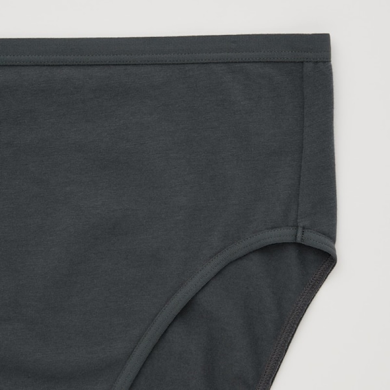 Uniqlo Plain High-Rise Ženske Gaćice Smeđe | 6705-OYRGW